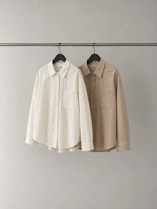 Thin Corduroy Shirt Thin Corduroy Shirt by Dress Room for Women - catalog view