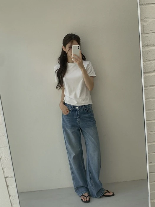 Mild Basic Cotton Tee Mild Basic Cotton Tee by Dress Room for Women - catalog view