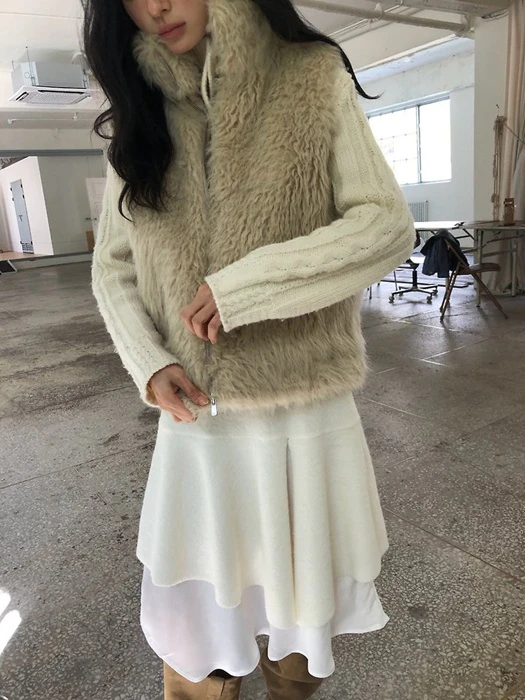 Mong Fur Vest Mong Fur Vest by Ore for Women - catalog view