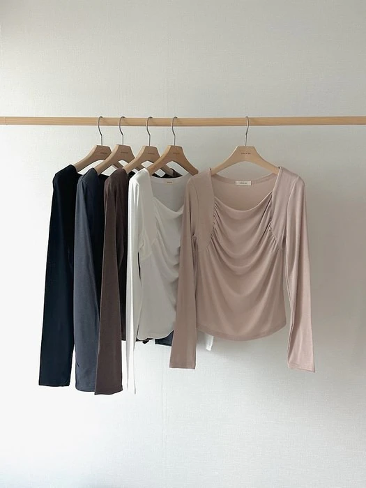 Bolero Shirring Tee Bolero Shirring Tee by Afarrier for Women - catalog view