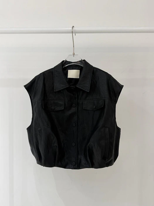 H Bio Faux Leather Vest H Bio Faux Leather Vest by Neroli36 for Women - catalog view