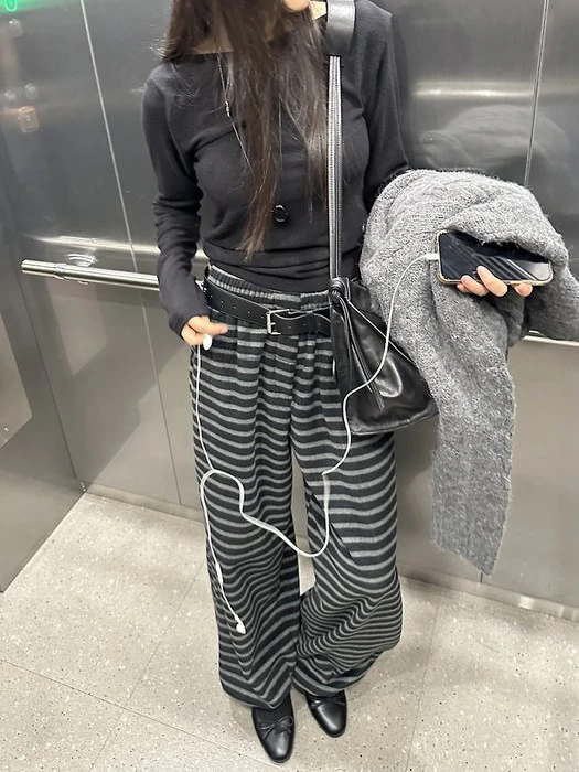 Holly Striped Jogger Pants Holly Striped Jogger Pants by Baguette for Women - catalog view