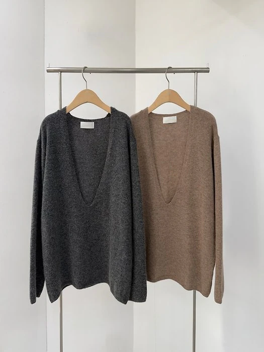 Fox V-Neck Knit Fox V-Neck Knit by Yikho for Women - catalog view