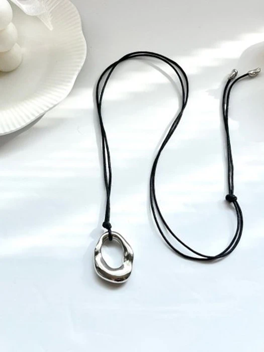 Tratata Round Surgical Long Necklace by Eeiitt for Women - catalog view