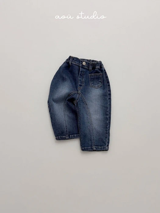 Time Pocket Denim Pants Time Pocket Denim Pants by Aou Studio for Child - catalog view