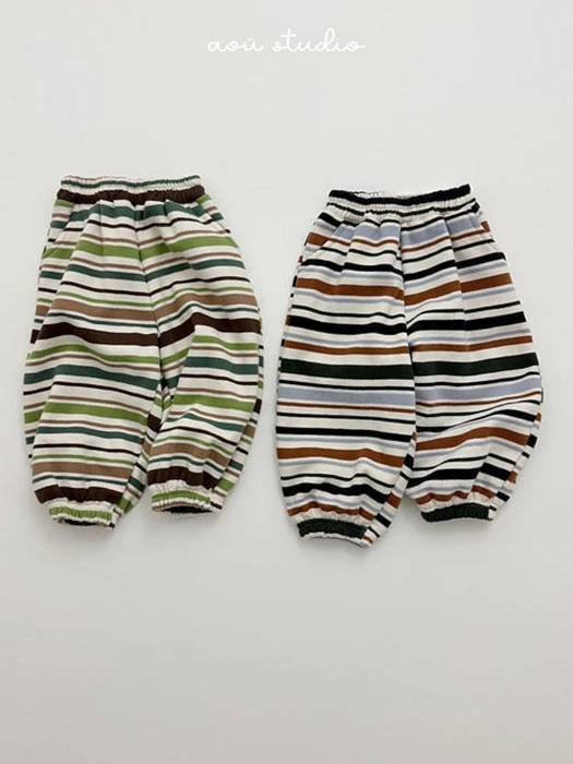 Mozzi Striped Jogger Pants Mozzi Striped Jogger Pants by Aou Studio for Child - catalog view