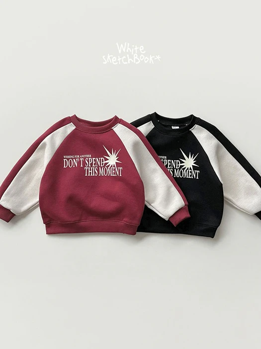 Donut Color Block Fleece Sweatshirt by Whitesketchbook for Child - catalog view