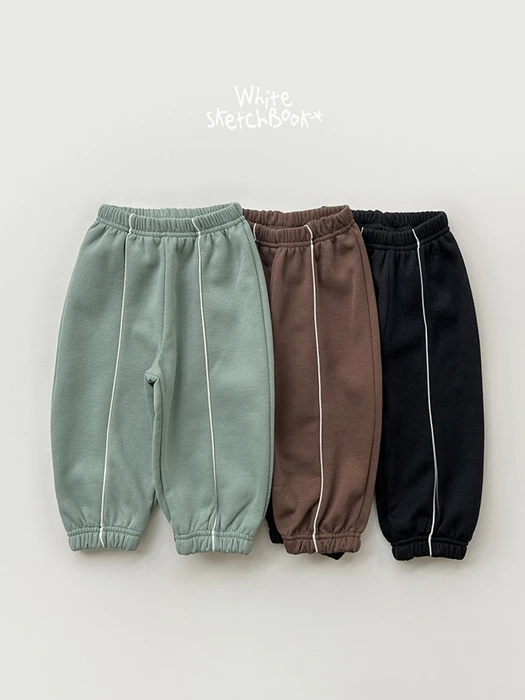 Fleece Stripe Jogger Pants by Whitesketchbook for Child - catalog view