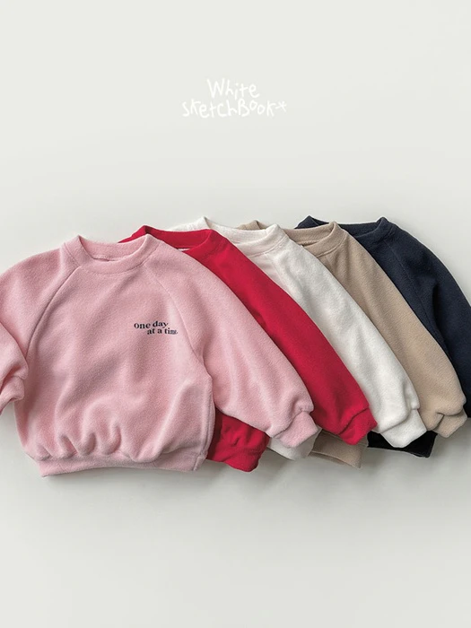 One Day Fleece Sweatshirt by Whitesketchbook for Child - catalog view