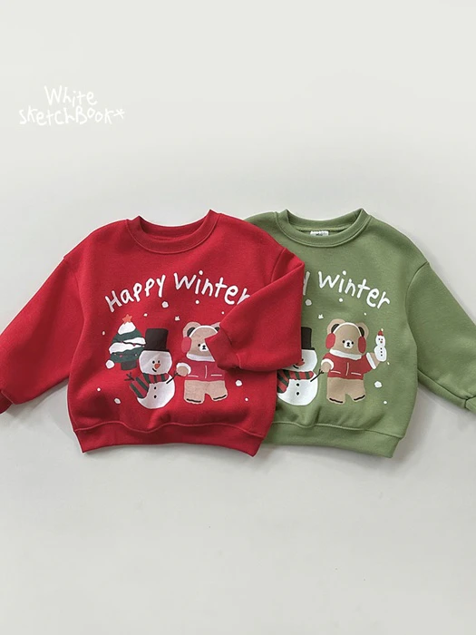 Snow Fleece Sweatshirt by Whitesketchbook for Child - catalog view