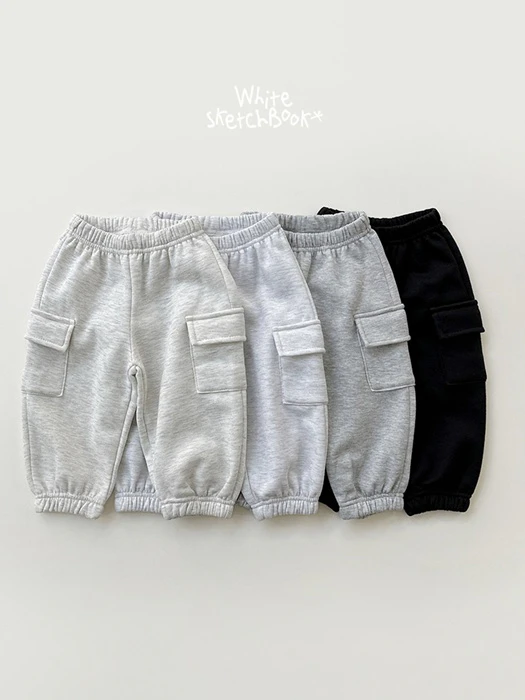 Pocket Fleece Cargo Pants by Whitesketchbook for Child - catalog view