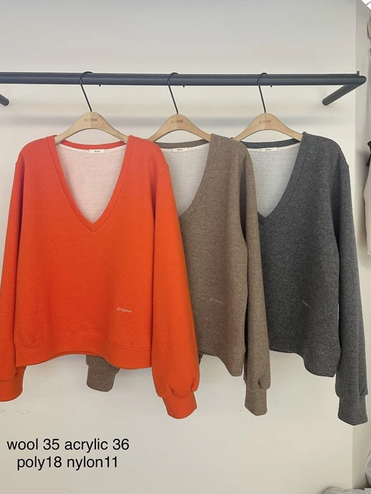 Wool V-neck Knit Wool V-neck Knit by Hiyann for Women - catalog view