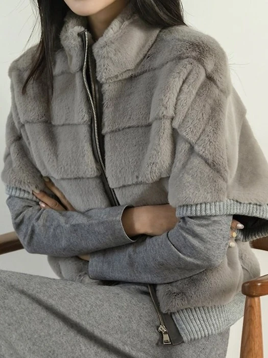 Knit Rib Trim Jacket by Merry J for Women - catalog view