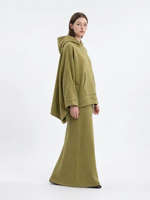 Aube Poncho Hooded Tee + Skirt Set Aube Poncho Hooded Tee + Skirt Set by Merry J for Women - catalog view