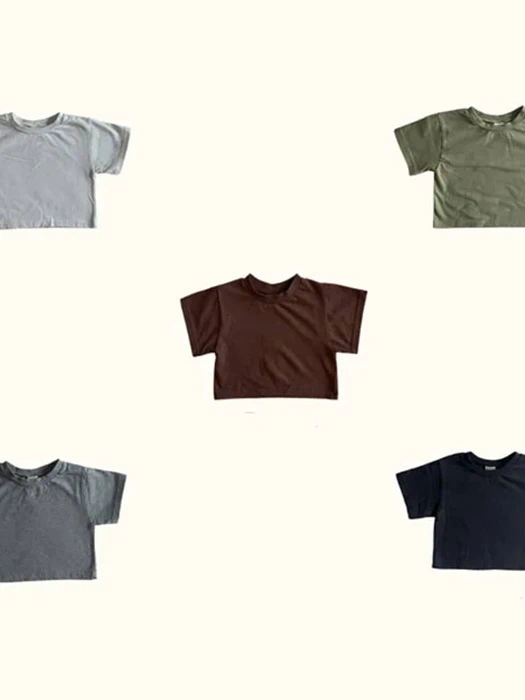 Mme Wide Short Sleeve Tee Mme Wide Short Sleeve Tee by Mini mellow for Child - catalog view