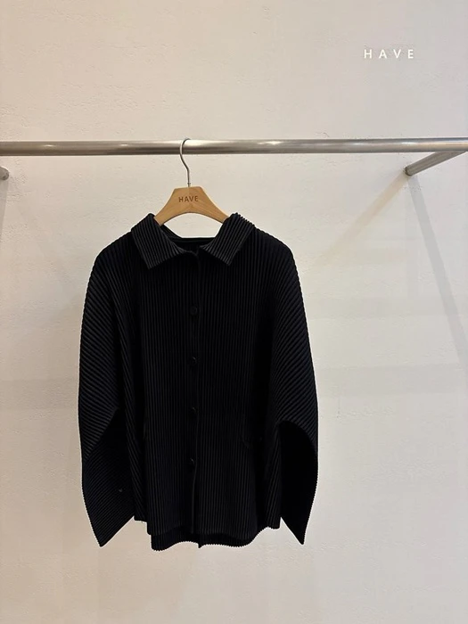 Collar Pleats Cardigan Jacket by Have for Women - catalog view