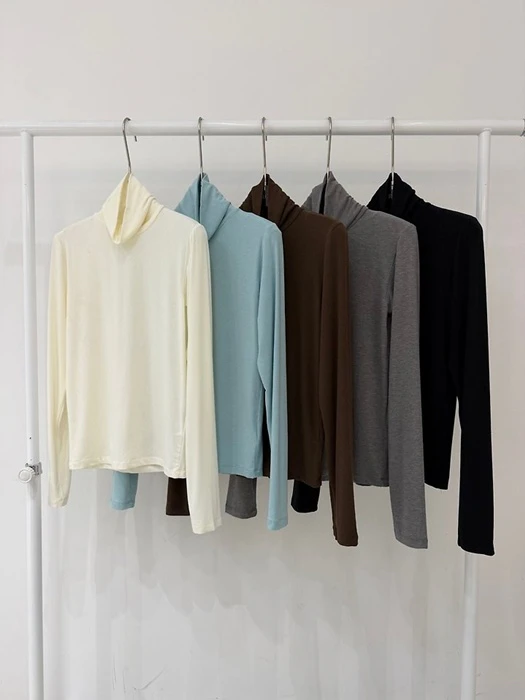 Touch Turtleneck Tee by Neroli36 for Women - catalog view