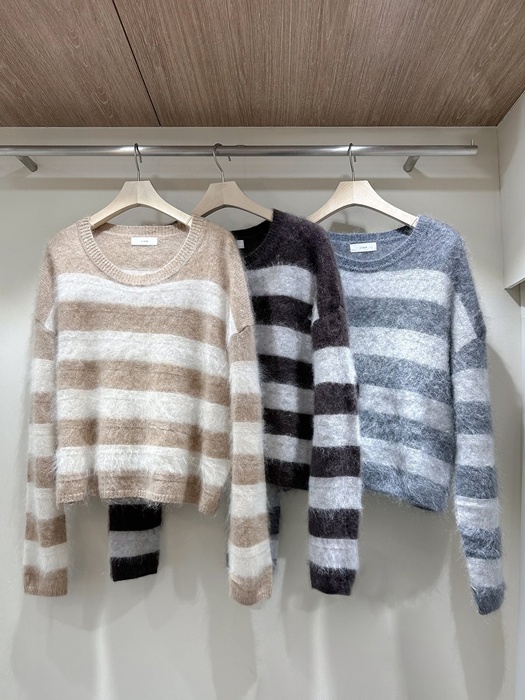 Cashmere Hairy Stripe Knit by J dew for Women - catalog view