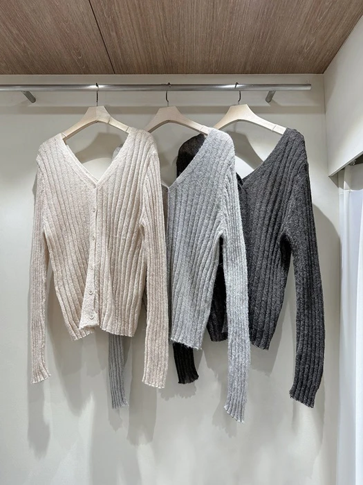 Two-Way Both V-Neck Button Cardigan Two-Way Both V-Neck Button Cardigan by J dew for Women - catalog view