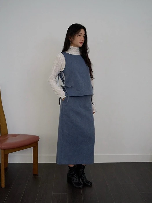 Mute Pigment Vest by Lenoii for Women - catalog view