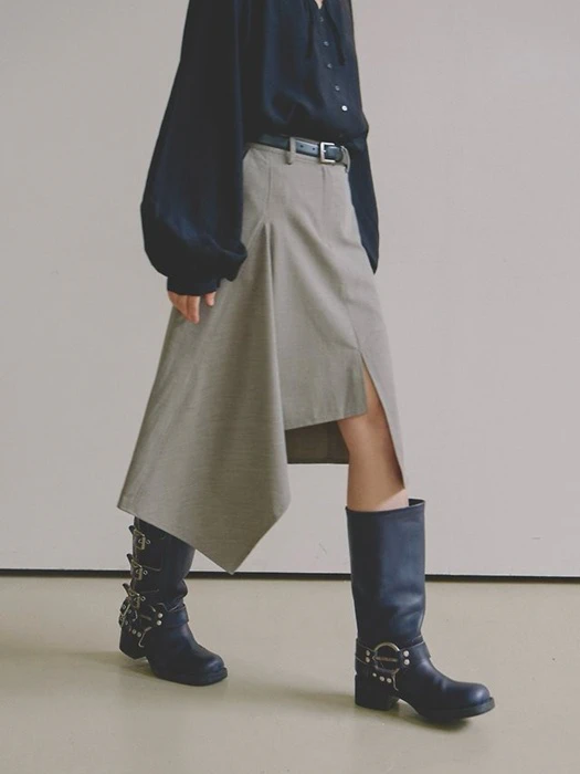 London Asymmetric Skirt by Lenoii for Women - catalog view
