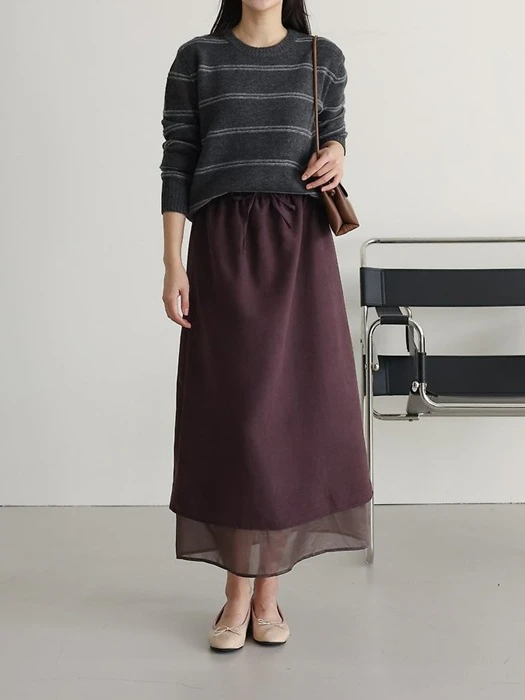 Two Tone Skirt Two Tone Skirt by Lovely for Women - catalog view