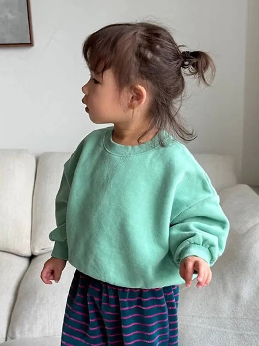 Cozy Fleece Washed Sweatshirt Cozy Fleece Washed Sweatshirt by Cream Bbang for Child - catalog view