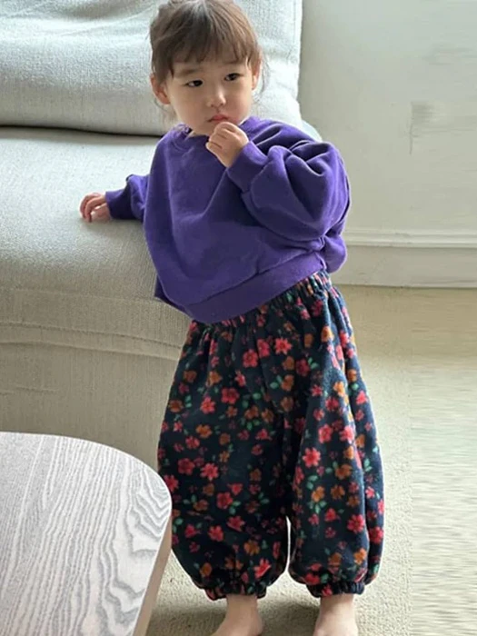Flower Cozy Pants by Cream Bbang for Baby - catalog view