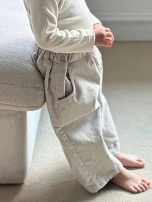 Fleece Corduroy Baggy Pants Fleece Corduroy Baggy Pants by Cream Bbang for Child - catalog view