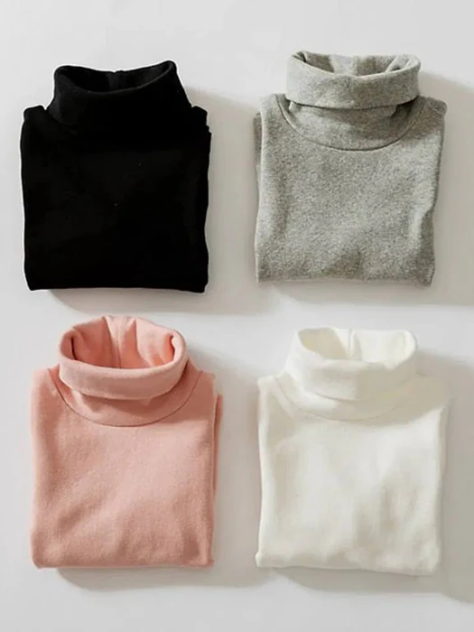 Pima Mock Neck Tee by Petit Helena for Child - catalog view