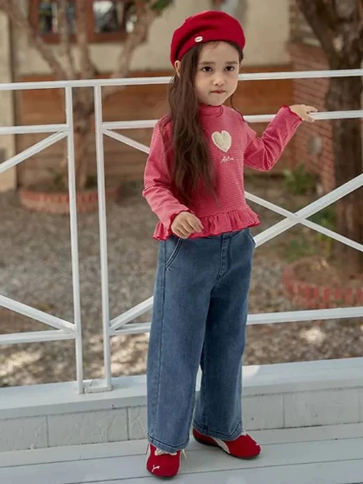 Wool Denim Pants Wool Denim Pants by Momo Ann for Child - catalog view