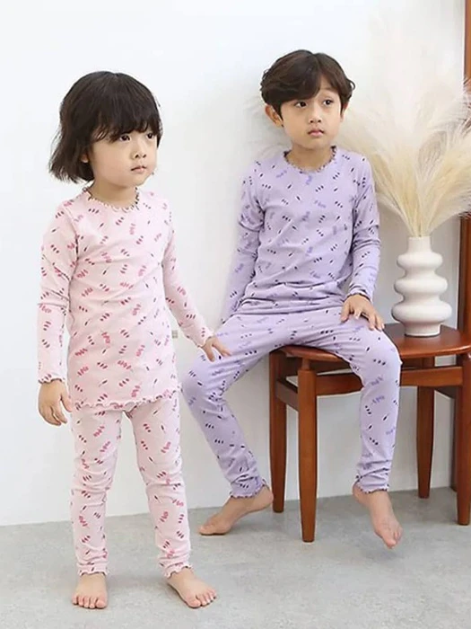 Autumn Lavender Loungewear Autumn Lavender Loungewear by Lime & Blue for Child - catalog view