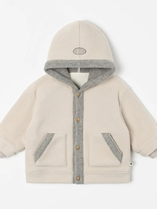 Dino Fleece Fleece Jacket by Kids Clara for Baby - catalog view