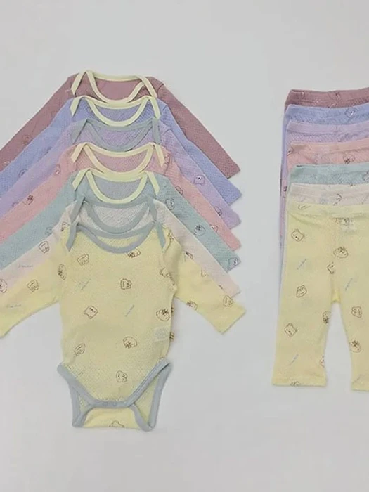 Lime Friends Cotton Mesh Suit Lime Friends Cotton Mesh Suit by Lime & Blue for Baby - catalog view