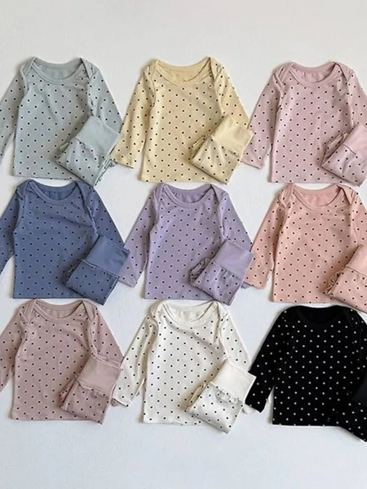 Autumn Dot Vest Baby Set Autumn Dot Vest Baby Set by Lime & Blue for Baby - catalog view