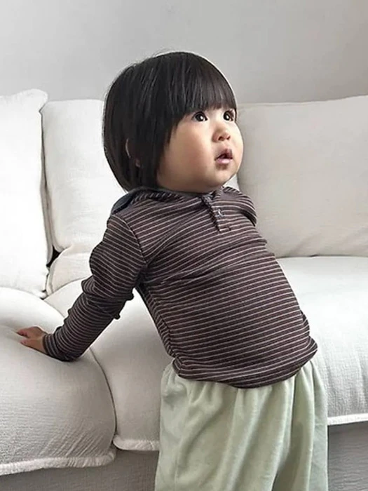 Stretchy Striped Hood by Ko And Ko for Baby - catalog view