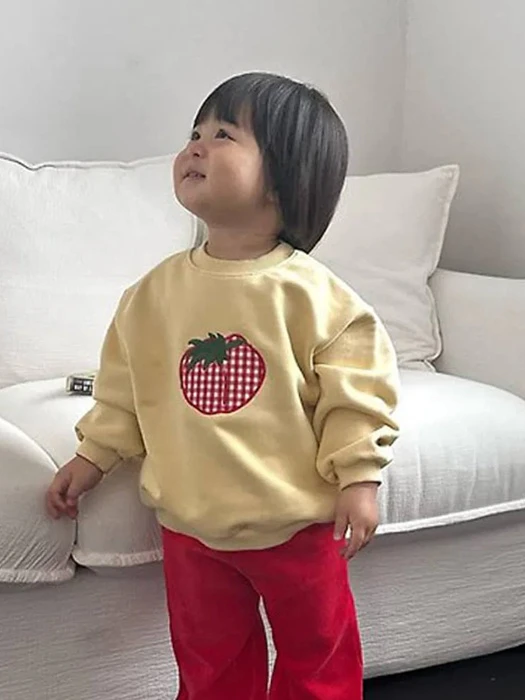 Tomato Sweatshirt by Ko And Ko for Baby - catalog view