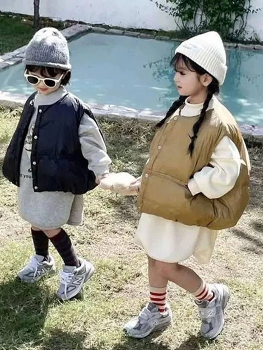Bonbon Padded Vest by Little Rabbit for Child - catalog view