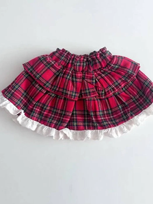 Check Cancan Skirt Check Cancan Skirt by My Bebe for Child girl - catalog view