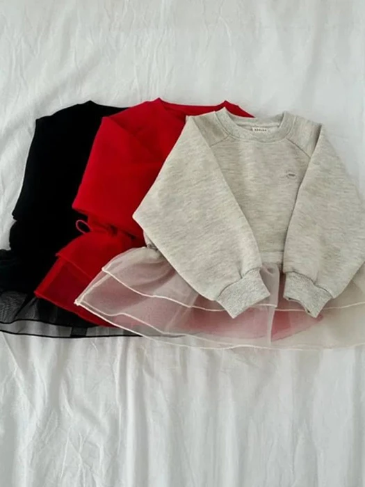 Organza Frill Sweatshirt by Azalea for Child girl - catalog view