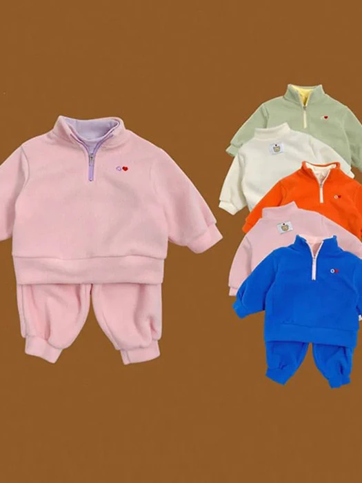 Fluffy Anorak Top & Bottom Set Fluffy Anorak Top & Bottom Set by Oott Bebe for Child unisex - catalog view