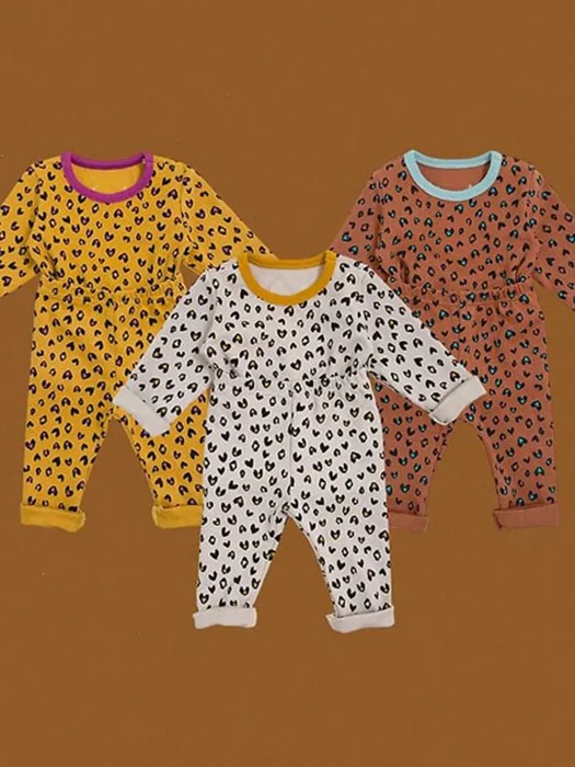 Heart Leopard Loungewear by Oott Bebe for Child unisex - catalog view