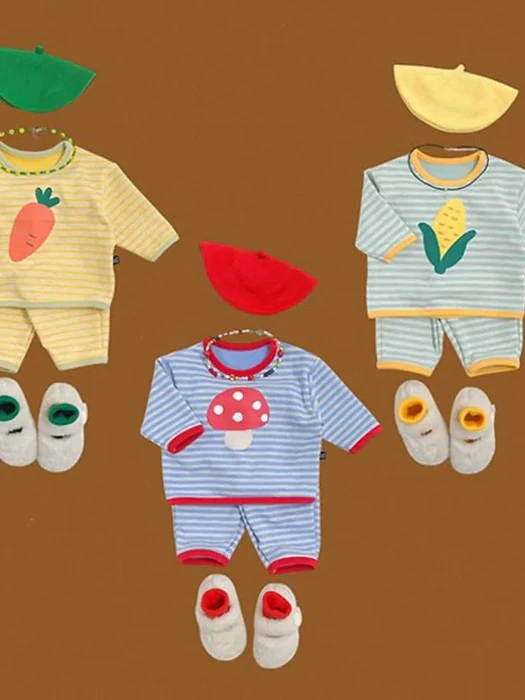 Fruits Top & Bottom Set Fruits Top & Bottom Set by Oott Bebe for Child unisex - catalog view