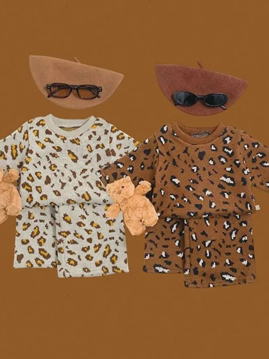 Leopard Knit Set-up Leopard Knit Set-up by Oott Bebe for Child unisex - catalog view