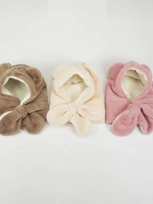 Teddy Bear Fur Hood Scarf Teddy Bear Fur Hood Scarf by World Moja for Child unisex - catalog view