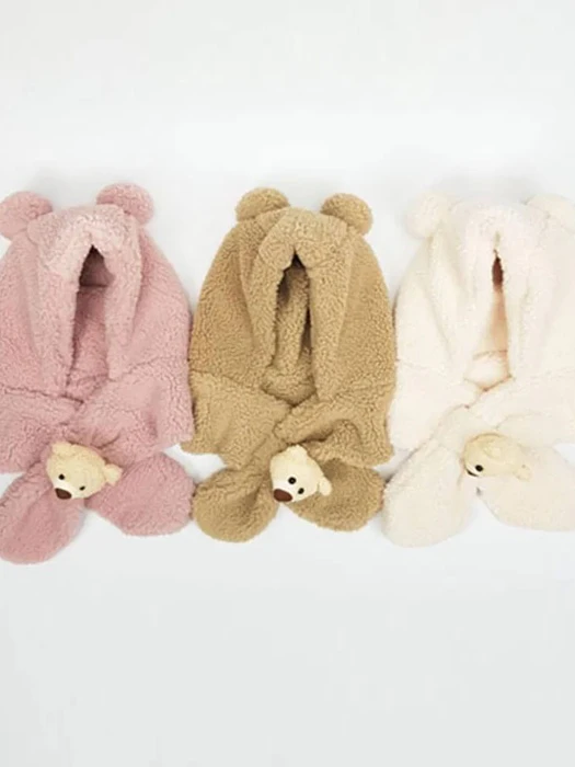 Fur Bear Doll Hood Hat Fur Bear Doll Hood Hat by World Moja for Child unisex - catalog view