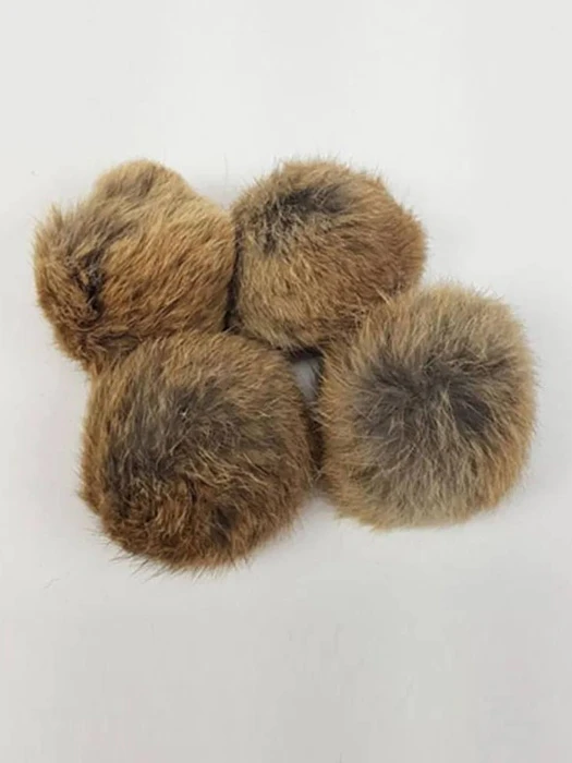 Rabbit Fur Brooch Rabbit Fur Brooch by World Moja for Child unisex - catalog view