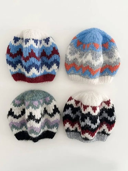 Snowflake Beret Hat Snowflake Beret Hat by Miso for Child unisex - catalog view