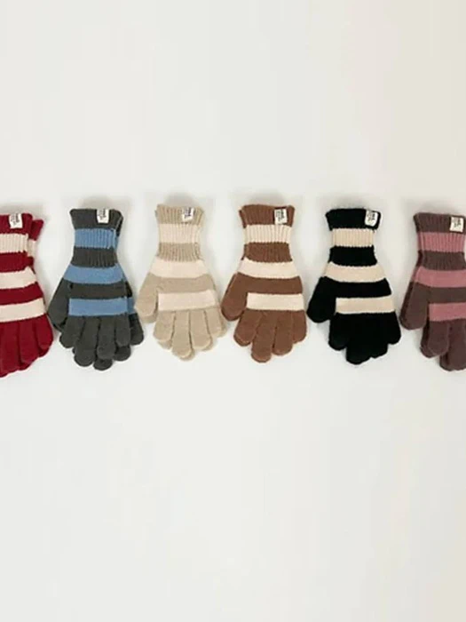 Wide Striped Gloves by V Bunny for Child unisex - catalog view