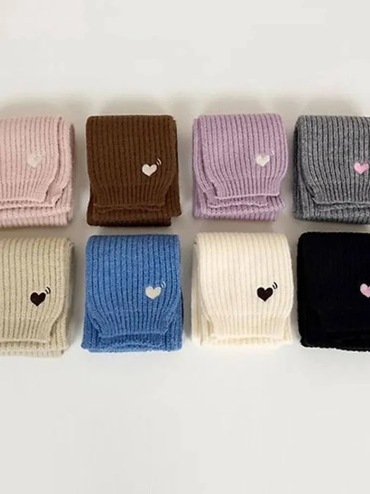 Heart Embroidery Muffler Heart Embroidery Muffler by V Bunny for Child unisex - catalog view
